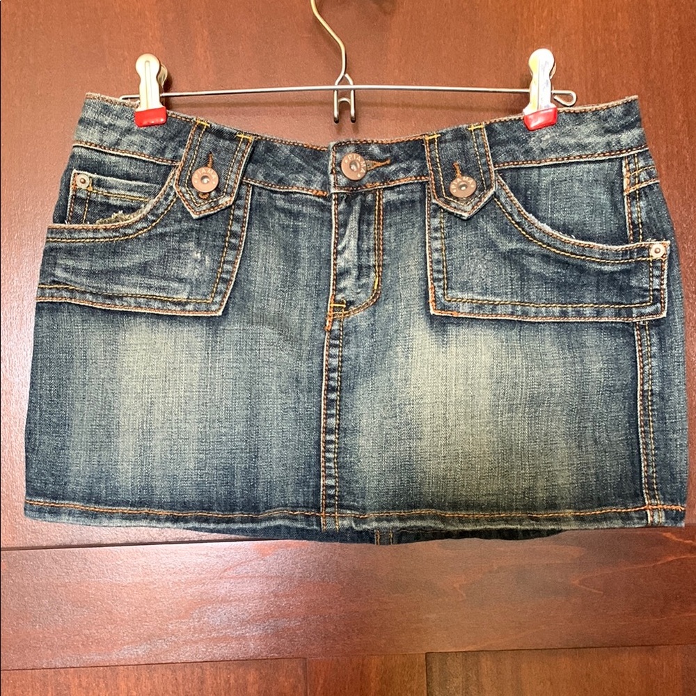 Denim Mini Skirt